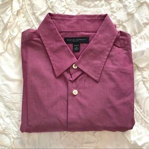 Banana Republic Slim Fit Magenta Dress Shirt